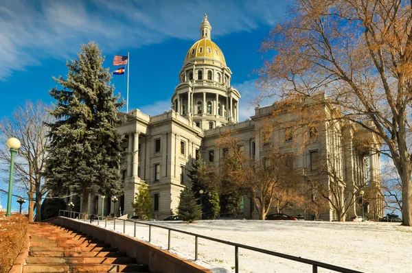 Escaliers vers Colorado Capitol Images De Stock Libres De Droits