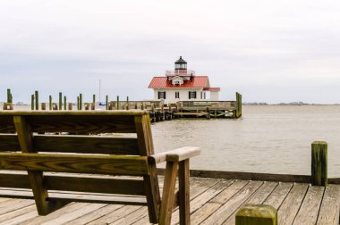 Bir deniz feneri, tezgah