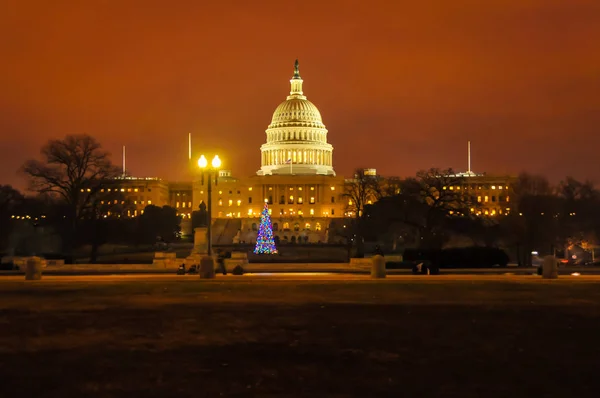 DC Capitol Binası gece