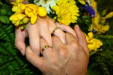 Çift Clasping eller