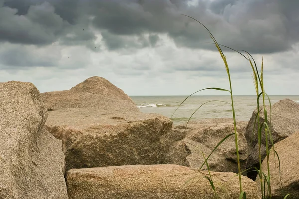 Rochas na praia — Fotografia de Stock