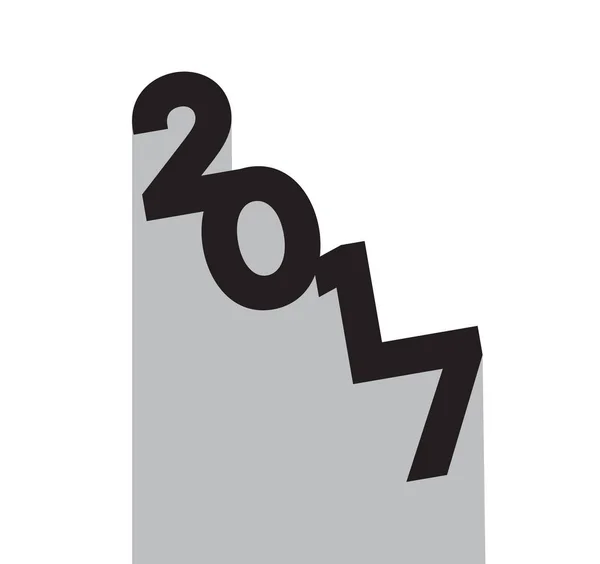 2017 kleurrijk thema — Stockvector