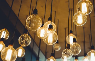 Vintage aydınlatma dekor 