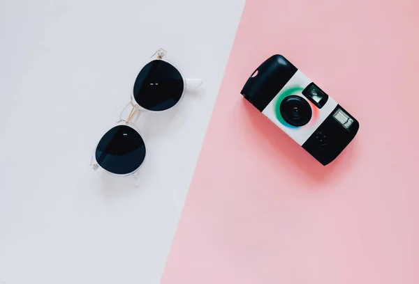 Creative flat lay style in fashion concept — Stock Photo, Image
