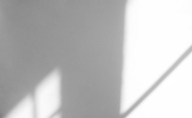 Pencere, ürün sunumu, arkaplan ve modellemesi için, beyaz doku arka planı üzerinde doğal gölge etkisi