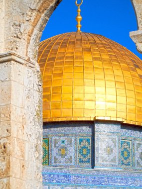 Kudüs'te rock Camii kubbe