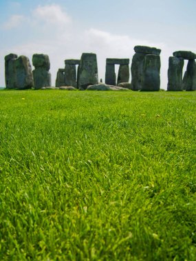 Stonehenge Ruins in English Countryside clipart