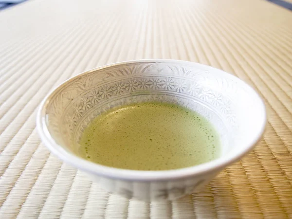 Geleneksel Japon Matcha yeşil çay — Stok fotoğraf