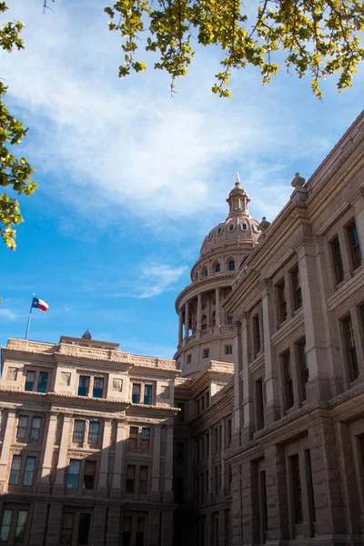 Rosa granit Texas State Capitol byggnad i Austin — Stockfoto