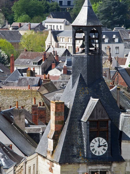 Tradycyjne budynki w Amboise w dolinie Loary we Francji — Zdjęcie stockowe