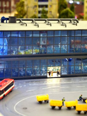 Kargo yükleme ile minyatür Havaalanı