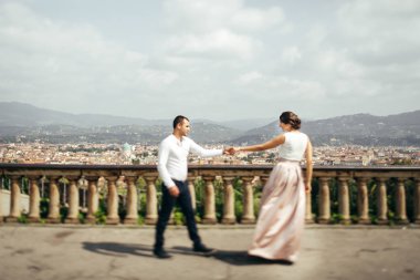 genç bir çift, Floransa 