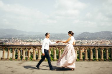 genç bir çift, Floransa 