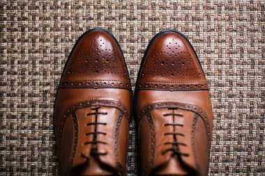 Klasik deri ayakkabılar.