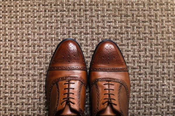 Classic leather shoes — Stock Photo, Image