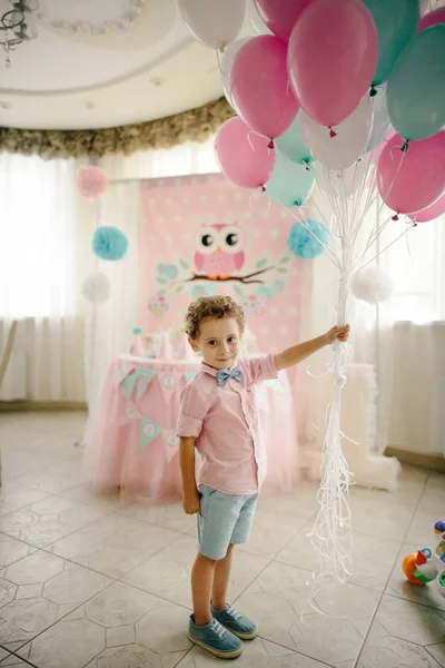 Çocuk komik doğum günü partisi — Stok fotoğraf
