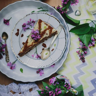 lezzetli pasta dilimi 