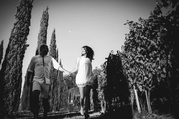 Young lovers visiting Florence — Stock Photo, Image