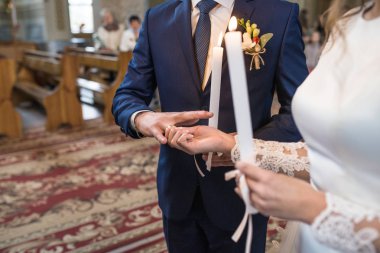 damat ve gelin Kilisesi töreni