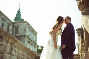 damat ve gelin mutlu portre