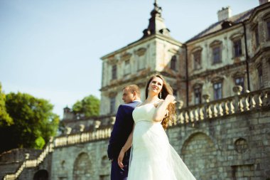 damat ve gelin mutlu portre