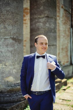 Yakışıklı Damat Düğün smokin 