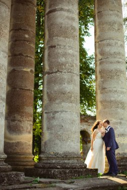 damat ve gelin mutlu portre