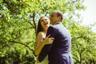 damat ve gelin mutlu portre