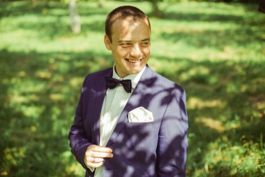 Yakışıklı Damat Düğün smokin 