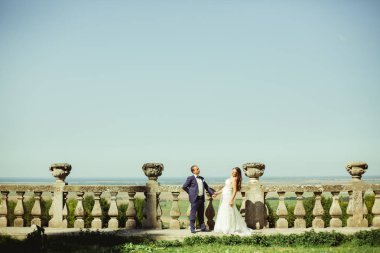 damat ve gelin mutlu portre