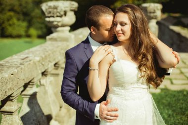 damat ve gelin mutlu portre