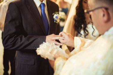 damat ve gelin Kilisesi töreni
