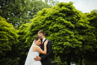 güzel düğün çift portre