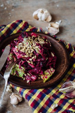 taze organik süper yiyecek salata