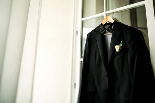 Wedding Suit jacket hanging