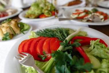 çeşitli taze sebze