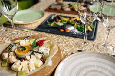 brie ile Peynir tabağı