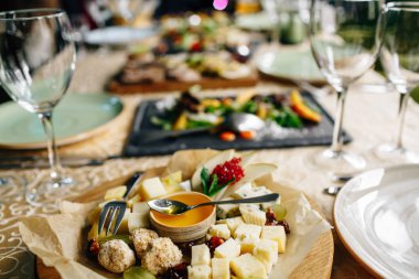 brie ile Peynir tabağı