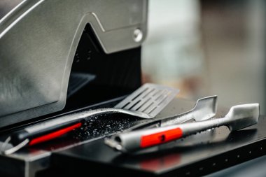 Çelik Barbekü mini mutfak takımı