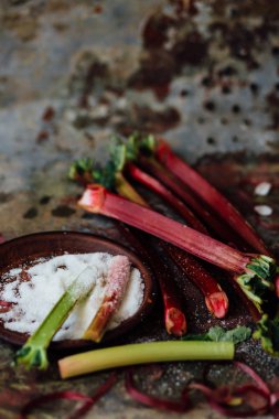 taze ravent saplarını