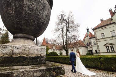 Gelin ve damat, düğün günü