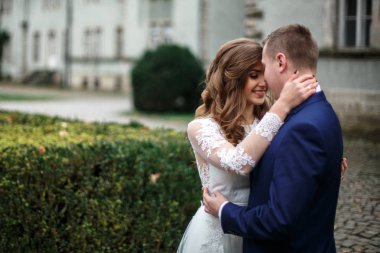 Gelin ve damat, düğün günü