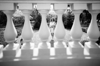 güzel genç kırmızı saçlı kadın