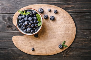 Kasede taze yaban mersini 