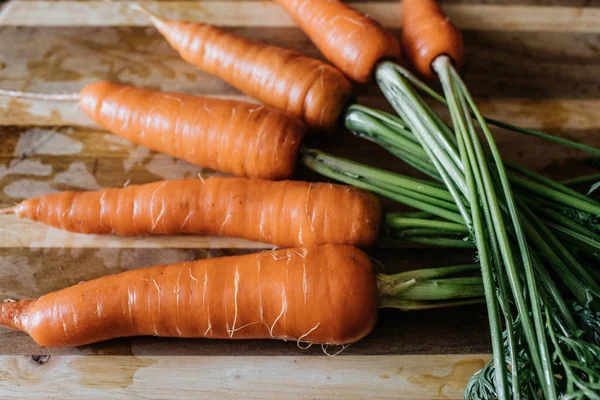 Fresh carrots  on  background — Stock Photo, Image