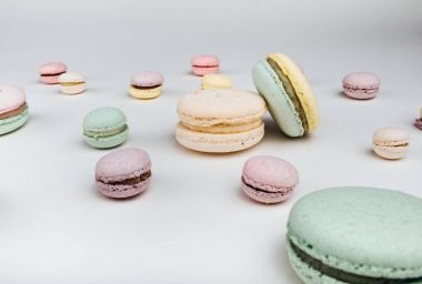 lezzetli pasta macarons 