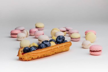  macarons ve Brewed Kek pasta