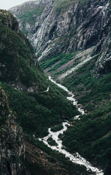 Zomer landschap met bergen — Stockfoto