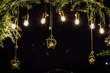 Güzel retro lüks ışık lambaları