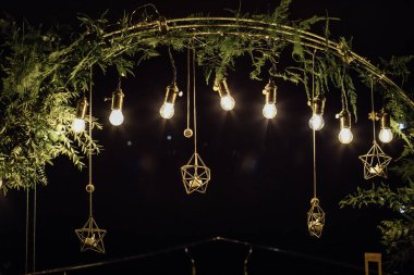 Güzel retro lüks ışık lambaları